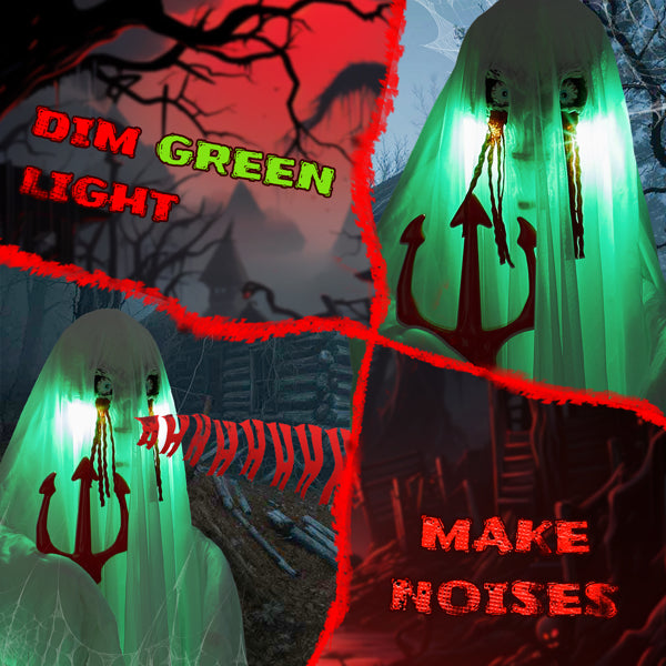 4.3ft Halloween Decorations Outdoor Life Size Animatronics - View 4