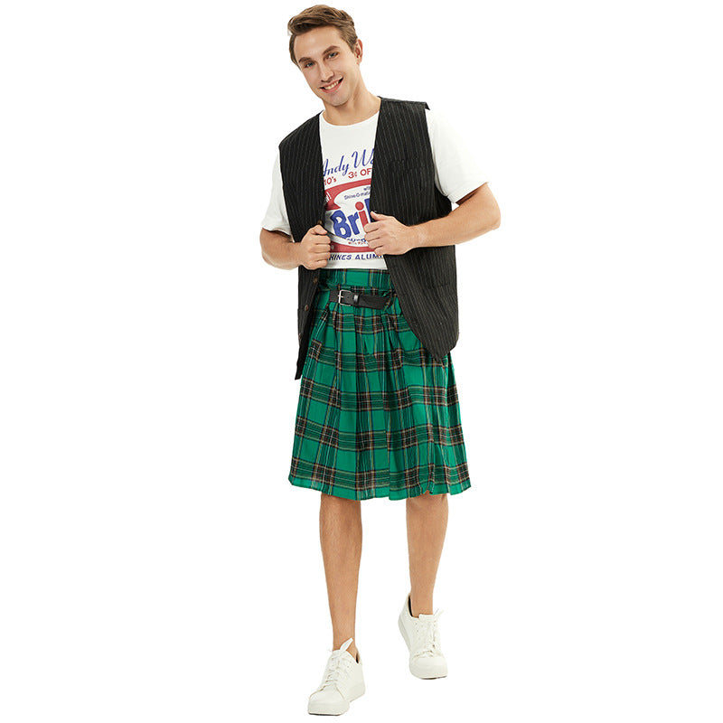 Men's Pleated Skirt Halloween Costume - product image 3
