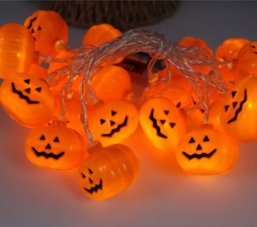 Halloween Decoration Pumpkin Light LED String Lights Lantern - Discount Halloween City