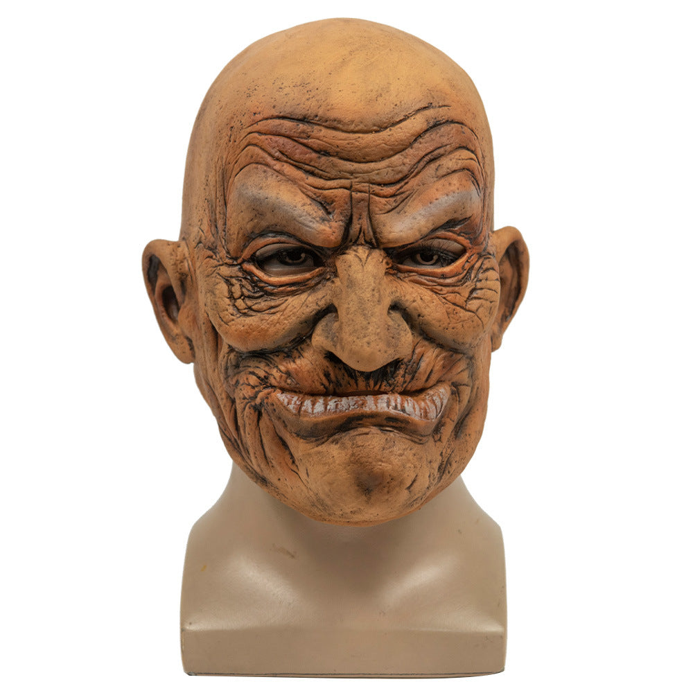 Old Bald Man Halloween Party New Latex Mask Funny Horror | Masks | Indoor Decorations - Decorations