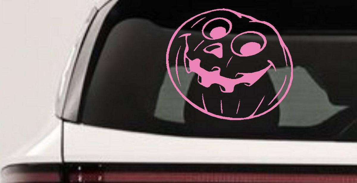 Jack O Lantern Halloween Car Truck Window Vinyl Decal Sticker