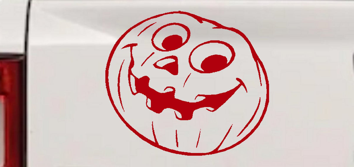Jack O Lantern Halloween Car Truck Window Vinyl Decal Sticker