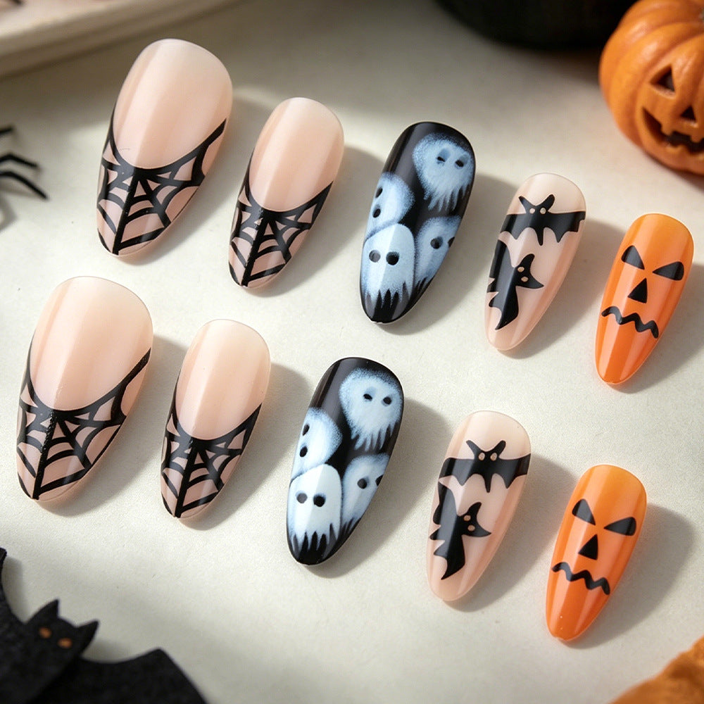 Almond-shaped Glossy Press-on Nails - alternate view 4