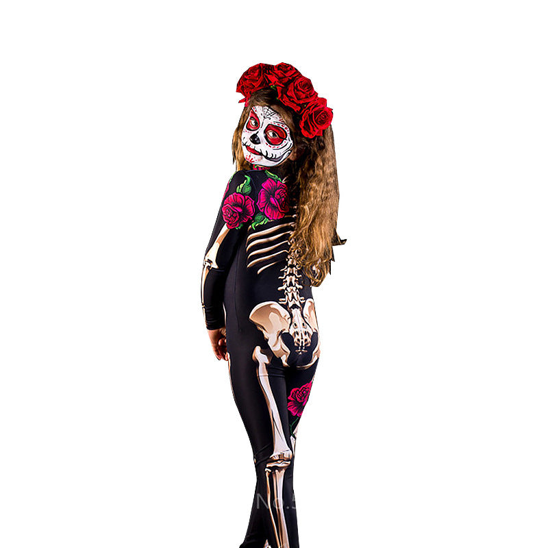 Scary Skeleton Halloween Bodysuit Costume - product image 4