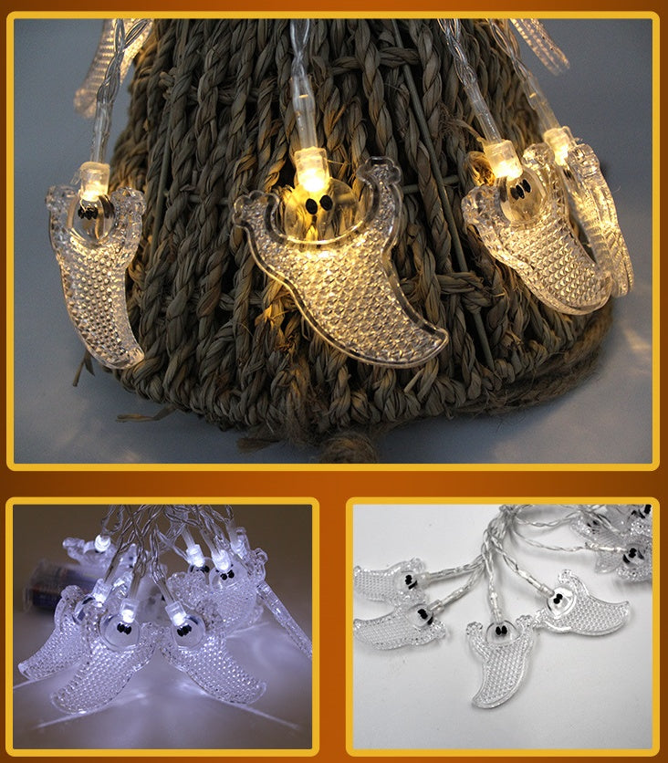Halloween Decoration Pumpkin Light LED String Lights Lantern - Discount Halloween City
