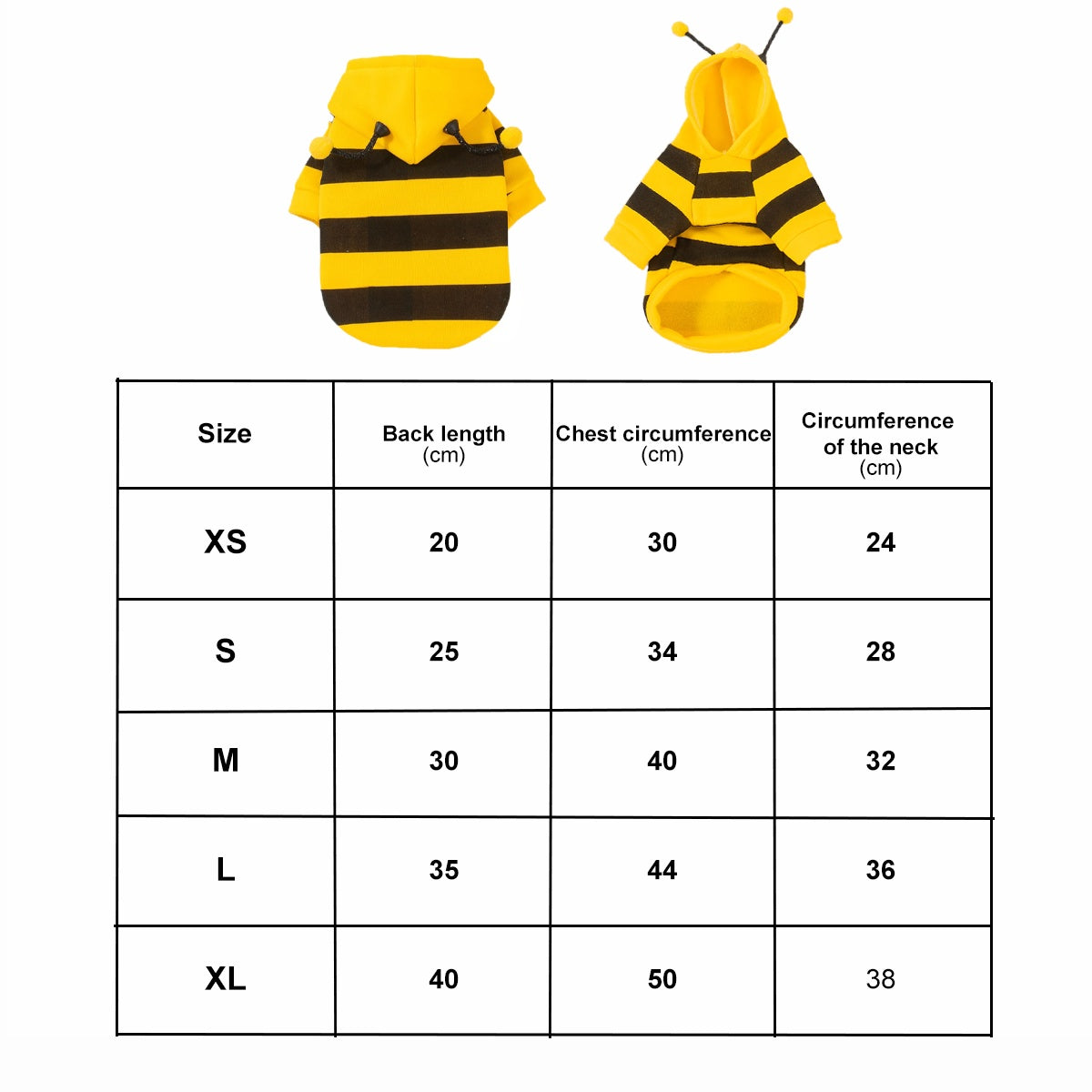 Cute Cat Bee Costume - Pet Halloween Apparel Bumble Bee - Discount Halloween City