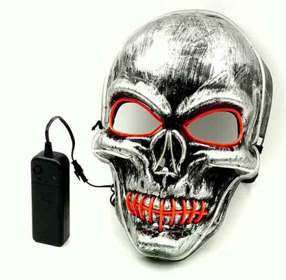 Halloween Led Glowing Full Face Mask - Discount Halloween City