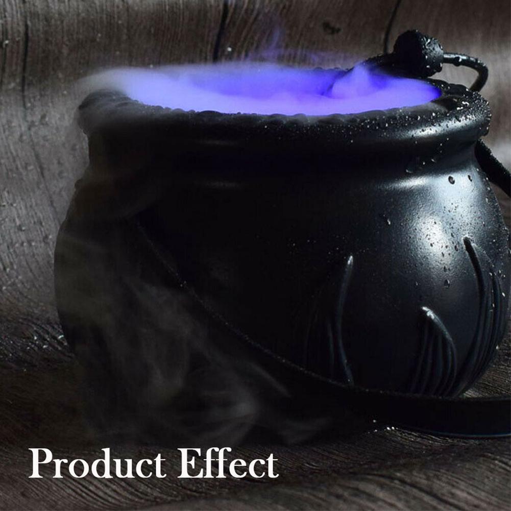 Halloween Witch Pot Smoke Machine LED Humidifier Color - Discount Halloween City