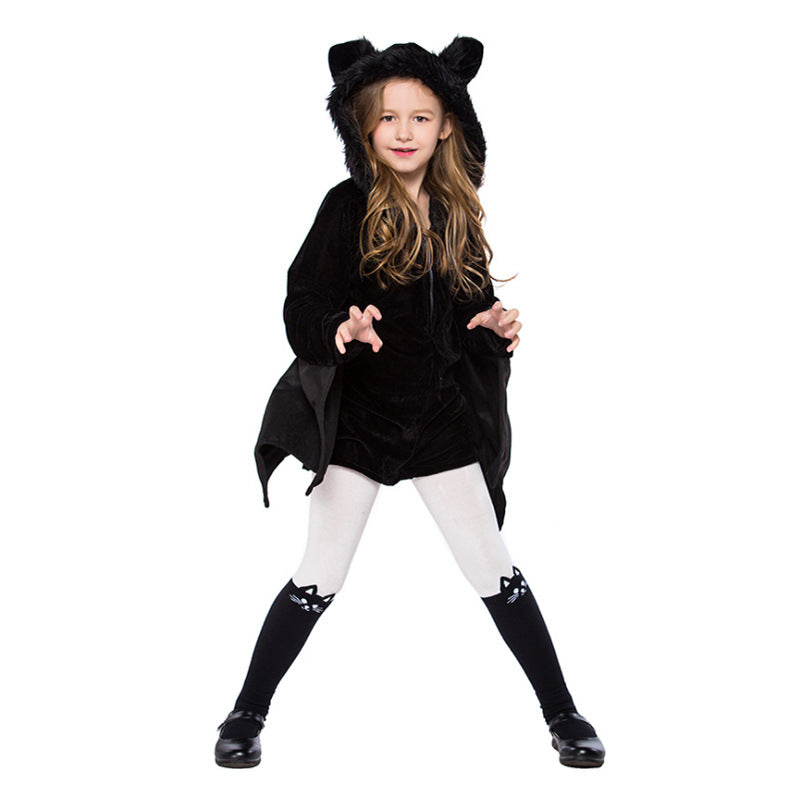 Halloween Kids's Costume Black Bat Cosplay Costumes - Discount Halloween City