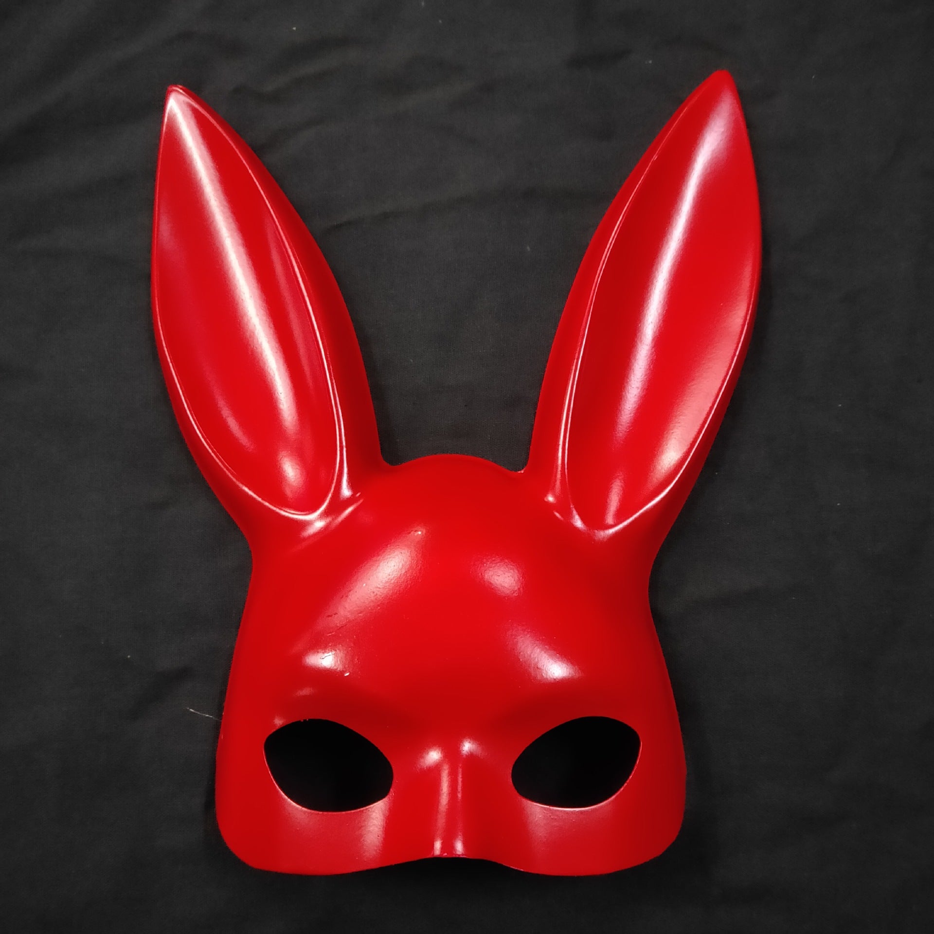 Party Decoration Halloween Bunny Girl Plush Mask - Discount Halloween City