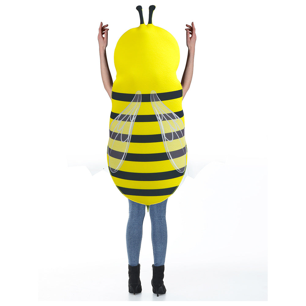Halloween Sponge Wasp Honeycomb Printing Stage Costume - Discount Halloween City