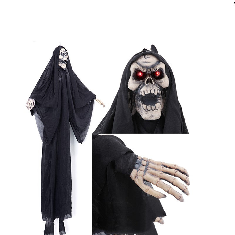 Halloween Big Hanging Ghost Horror Props Skull Decoration - Discount Halloween City