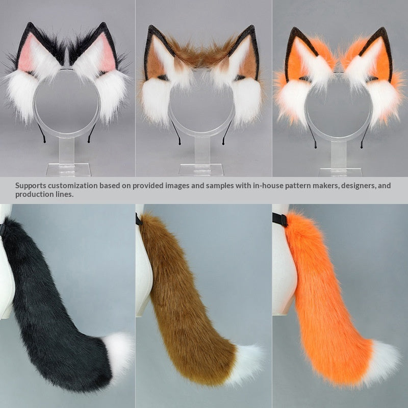 Fox-ear Headband and Fox-tail Set - alternate view 3