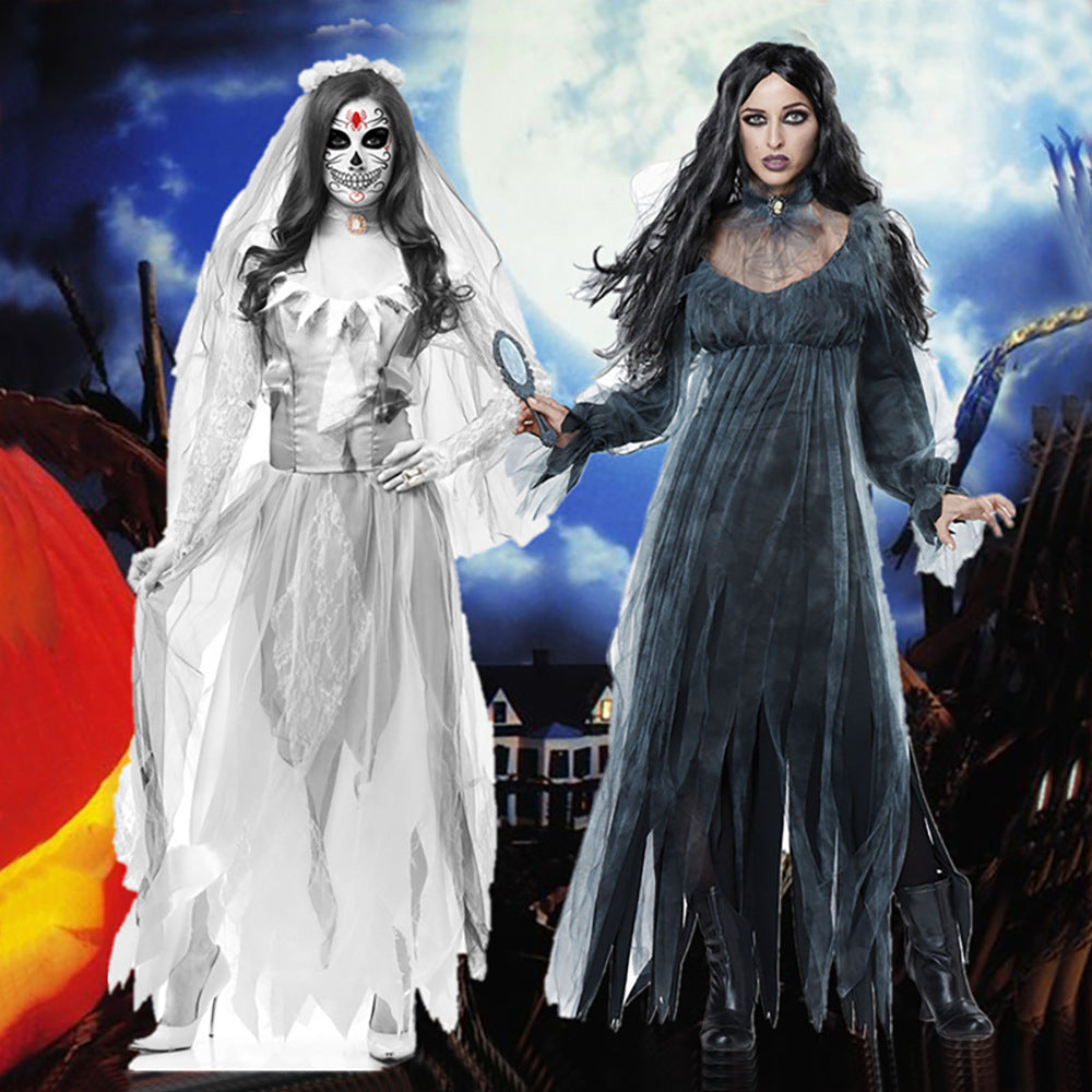 Halloween Zombie Bride Dress Costume - Discount Halloween City