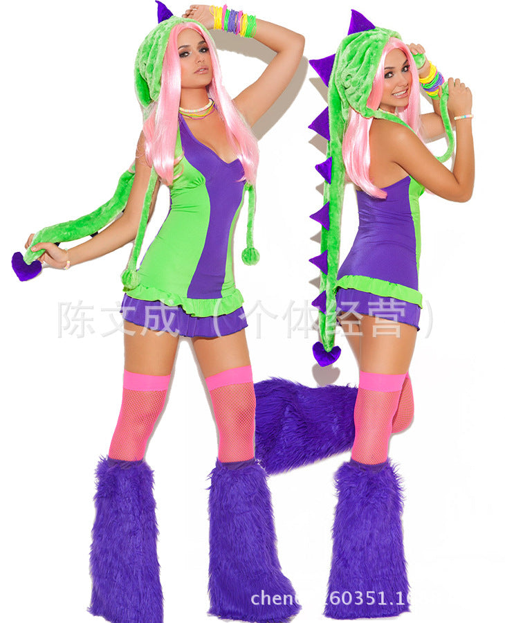 Lace One-piece Dress-up Character Animal Halloween Party - Discount Halloween City