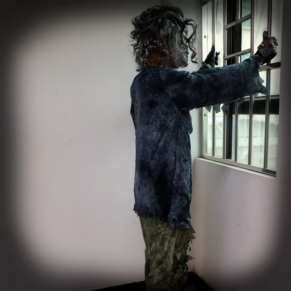 Halloween Haunted House Horror Zombie Suit Mask - Discount Halloween City