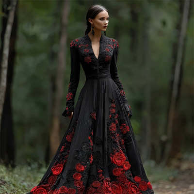 New Autumn American-style Fashionable Dress - alternate view 8