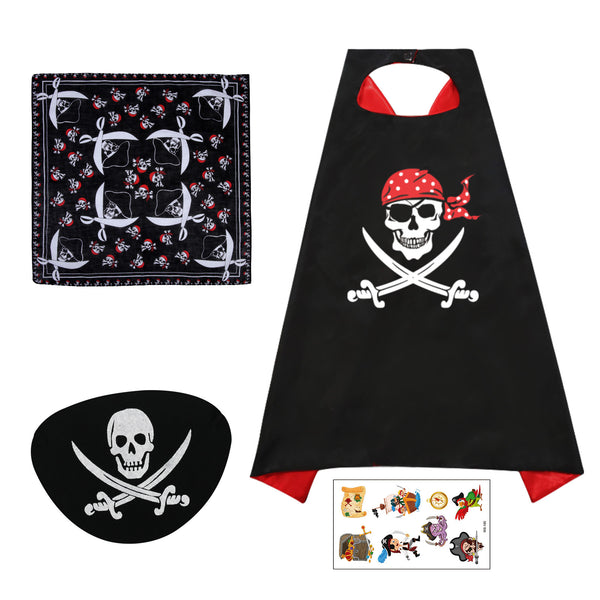Halloween Pirate Costume Set with Eye Patch - Discount Halloween City