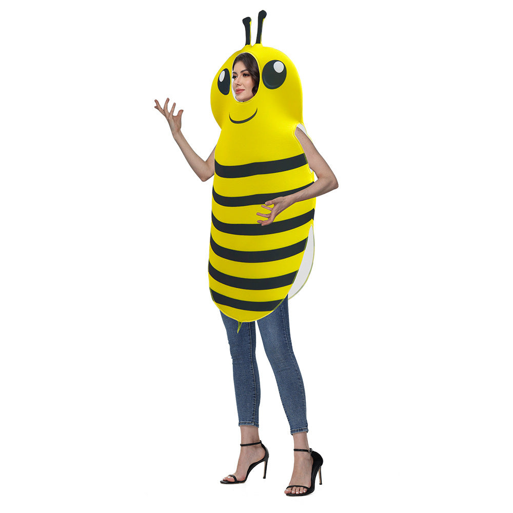 Halloween Sponge Wasp Honeycomb Printing Stage Costume - Discount Halloween City