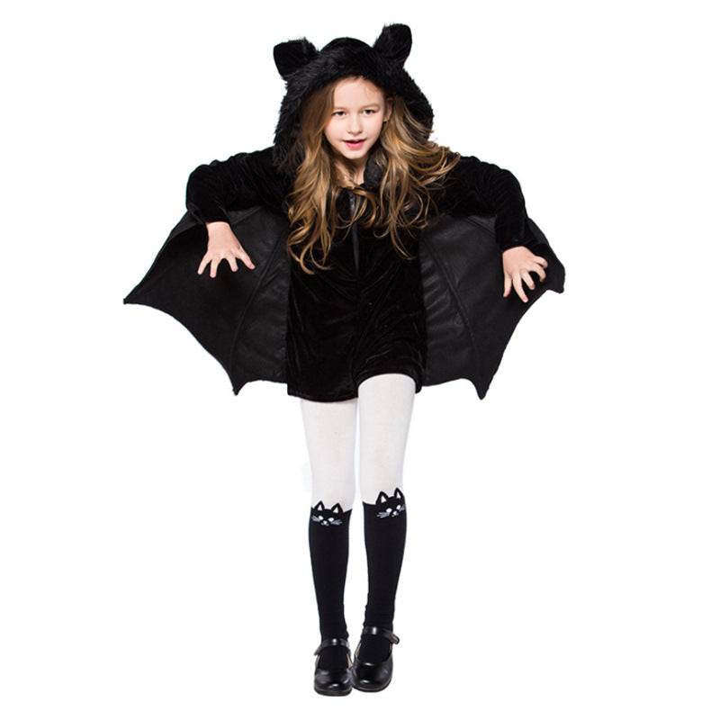Halloween Kids' Costume Black Bat Cosplay Costumes - Discount Halloween City