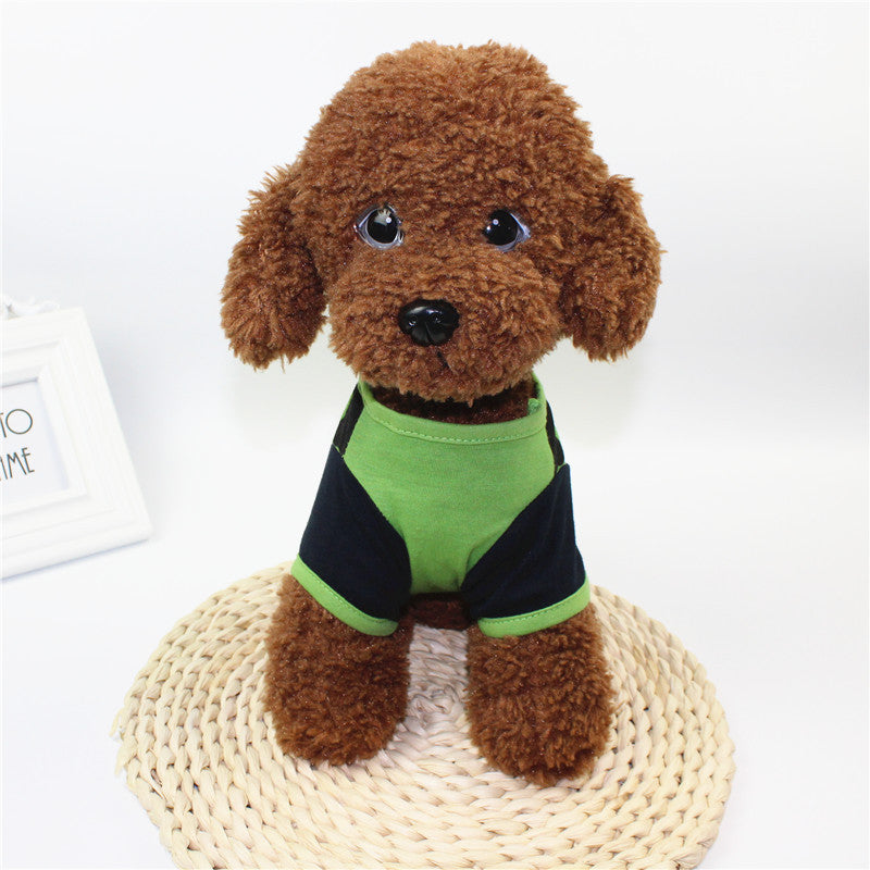 Dog Clothes Spring and Summer Clothes Cartoon Print T-shirt - Discount Halloween City