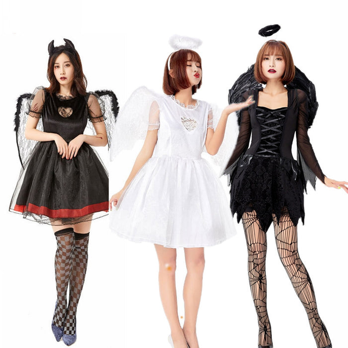 Demon Wing Short Skirt Halloween Costume