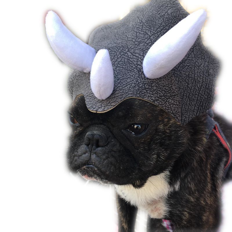 Pet Triceratops Dog Dinosaur Hat Pet Cat Dog Hat Pet - Discount Halloween City