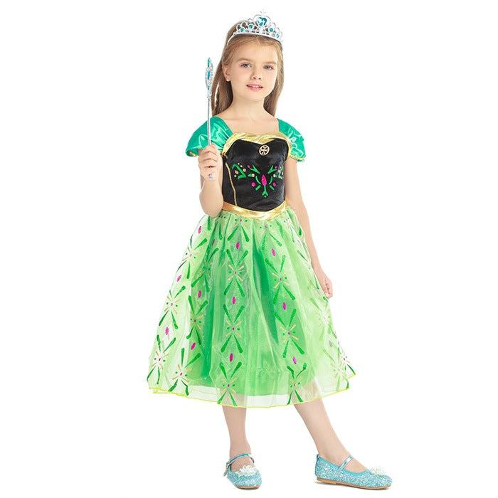Bow Princess Dress Halloween Performance Costume - Womens Costumes