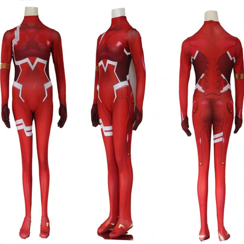 Women's 3D Printed Bodycon Suit for Halloween Costume - Womens Costumes