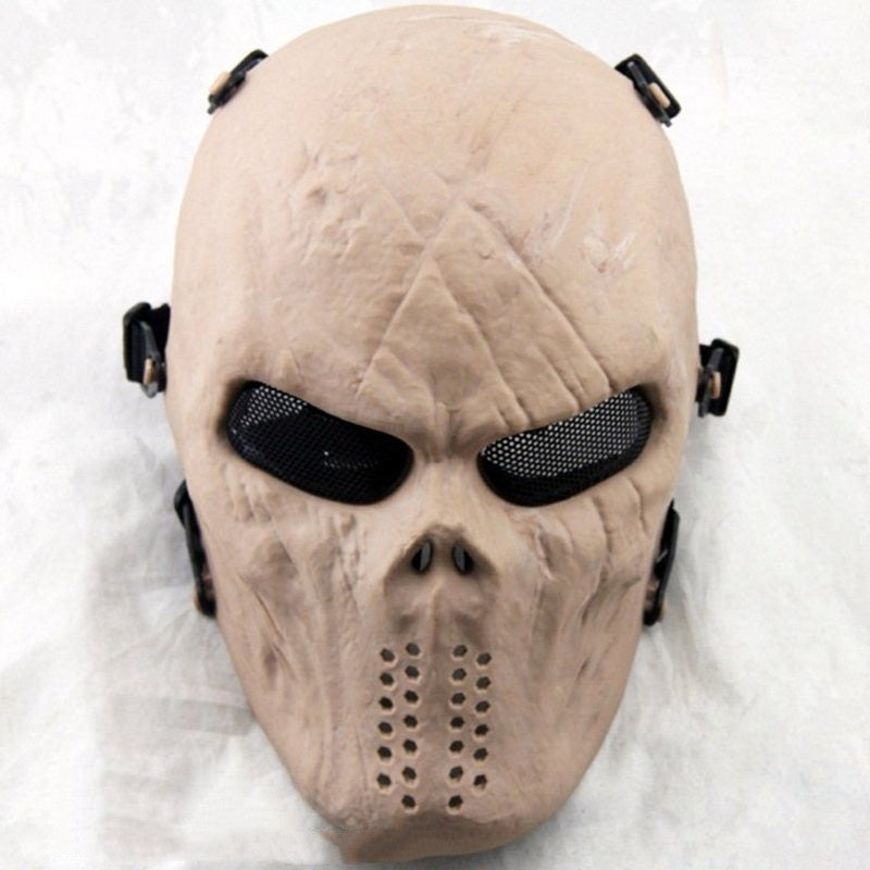 Halloween Skull Mask Tactics Outdoor Full Face Mask Field - Discount Halloween City