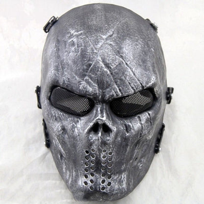Halloween Skull Mask Tactics Outdoor Full Face Mask Field - Discount Halloween City