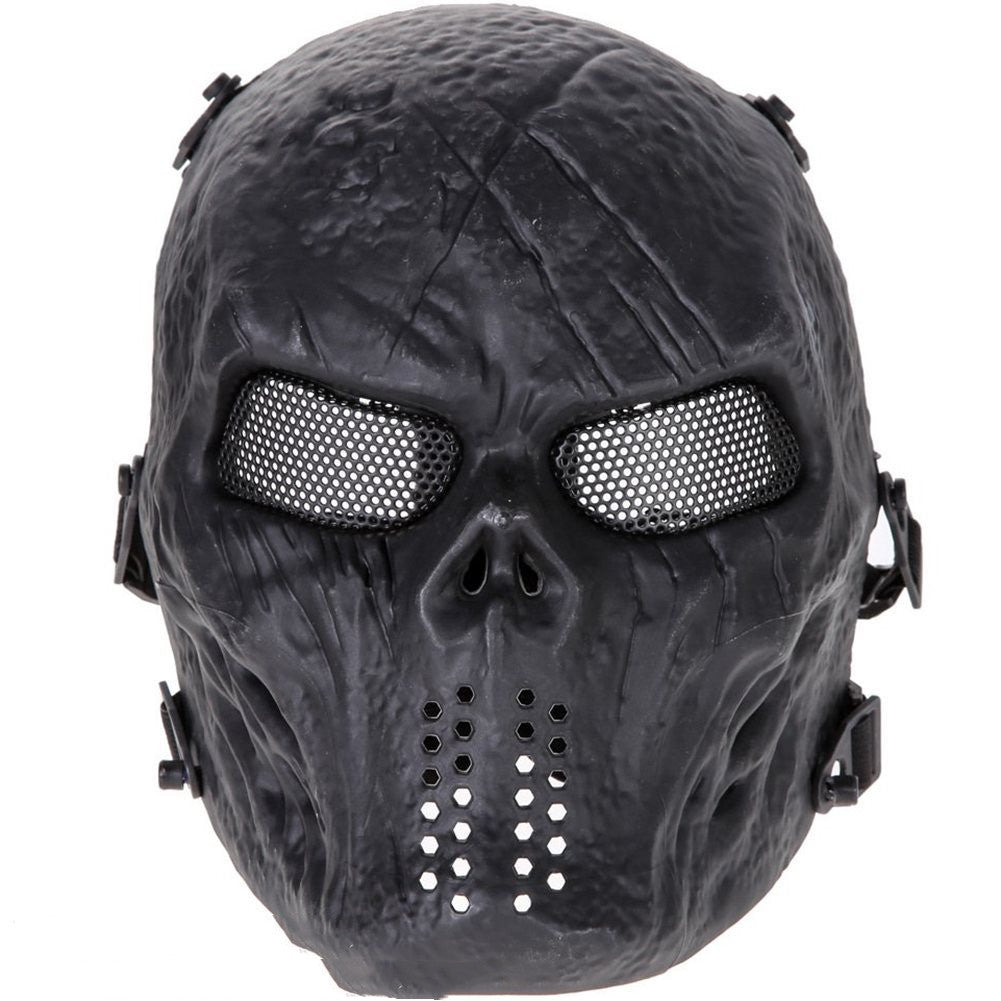 Halloween Skull Mask Tactics Outdoor Full Face Mask Field - Discount Halloween City