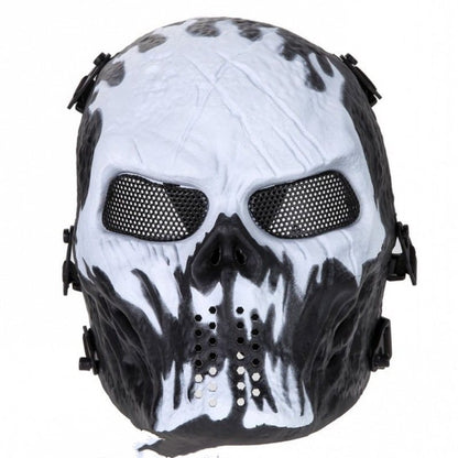 Halloween Skull Mask Tactics Outdoor Full Face Mask Field - Discount Halloween City