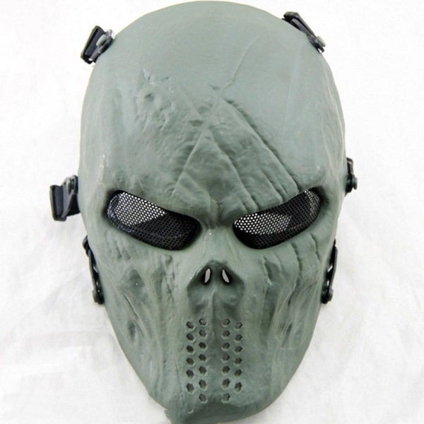 Halloween Skull Mask Tactics Outdoor Full Face Mask Field - Discount Halloween City