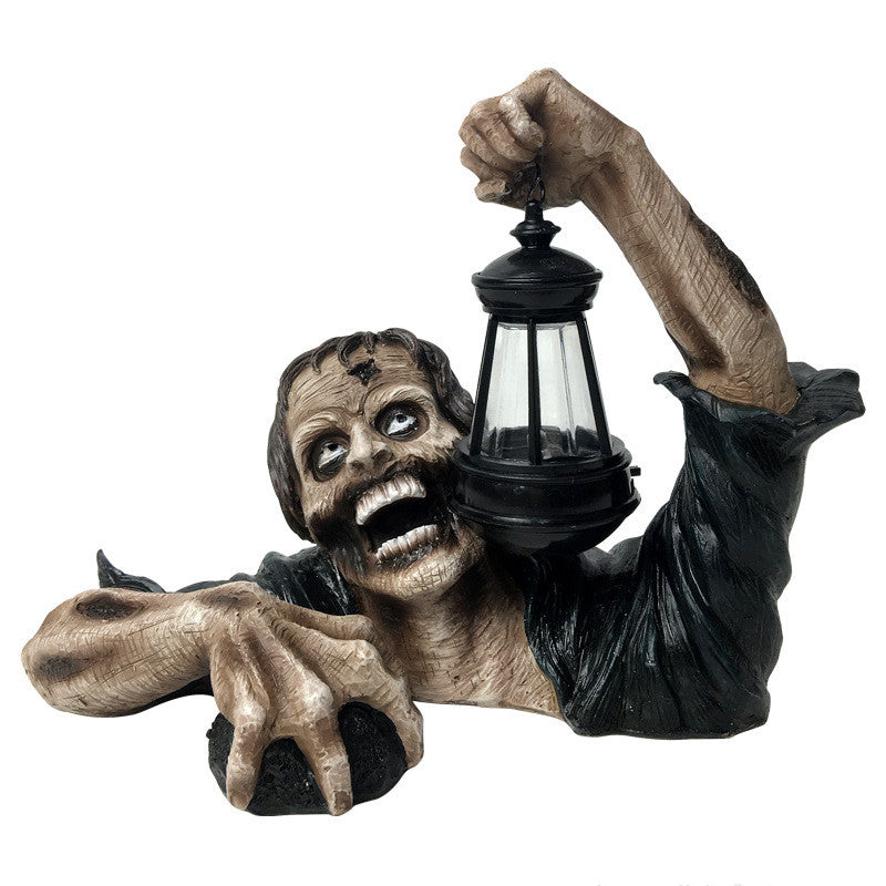 Halloween Lantern Zombie Garden Landscape Decoration Home Desktop Horror Zombie