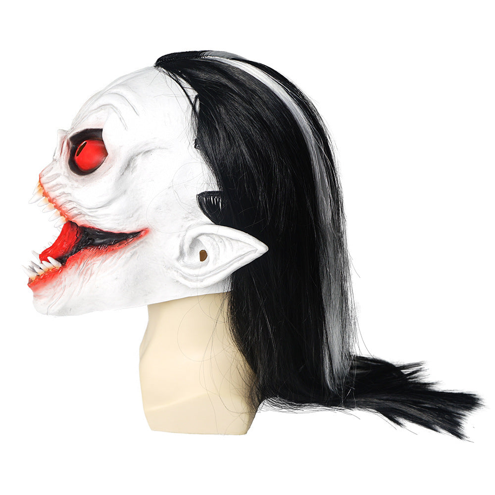 Vampire Morbias Mask Halloween Scary Play Latex Mask - Discount Halloween City
