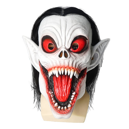 Vampire Morbias Mask Halloween Scary Play Latex Mask - Discount Halloween City
