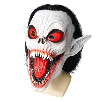 Vampire Morbias Mask Halloween Scary Play Latex Mask - Discount Halloween City
