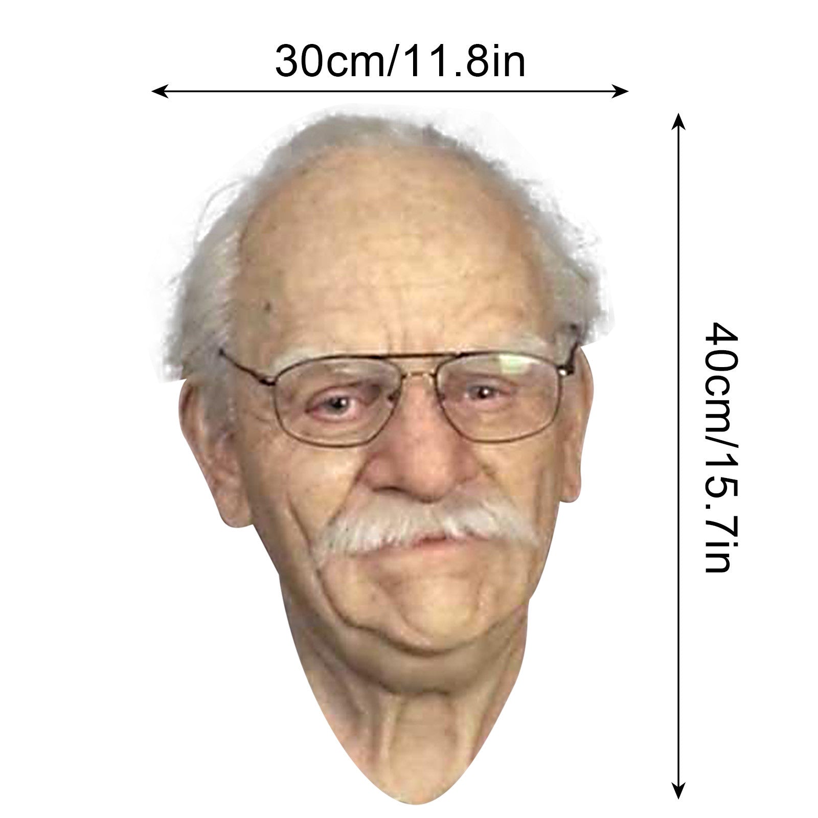 Funny Old Man Mask for Halloween Party - Discount Halloween City