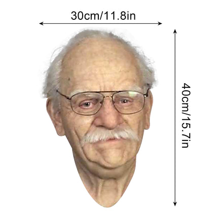 Funny Old Man Mask for Halloween Party - Discount Halloween City