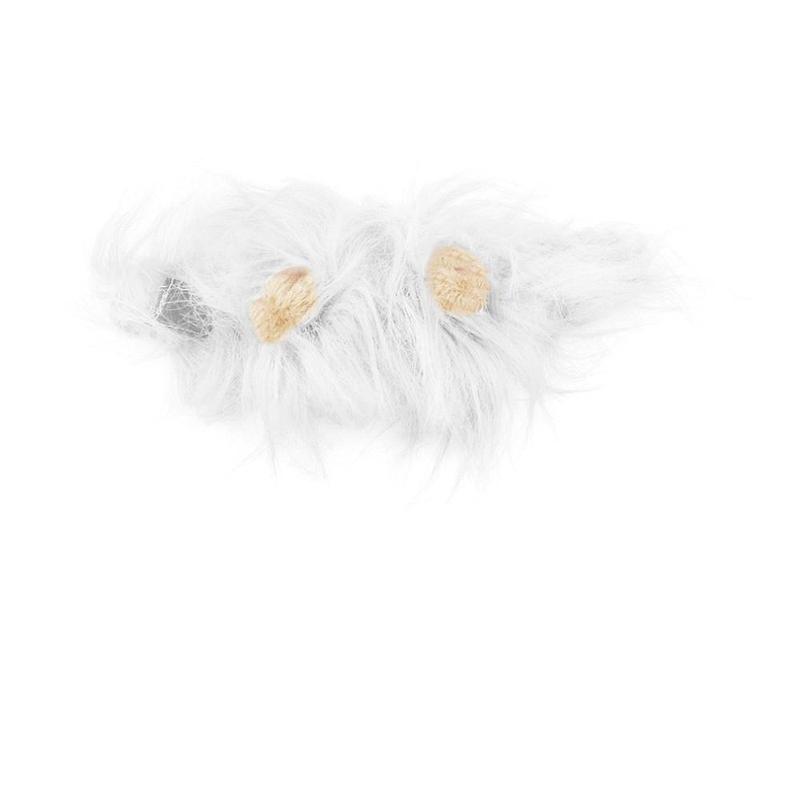 Funny Pet Hat for Small Dogs Cats Hat Emulation Lion Hair - Discount Halloween City
