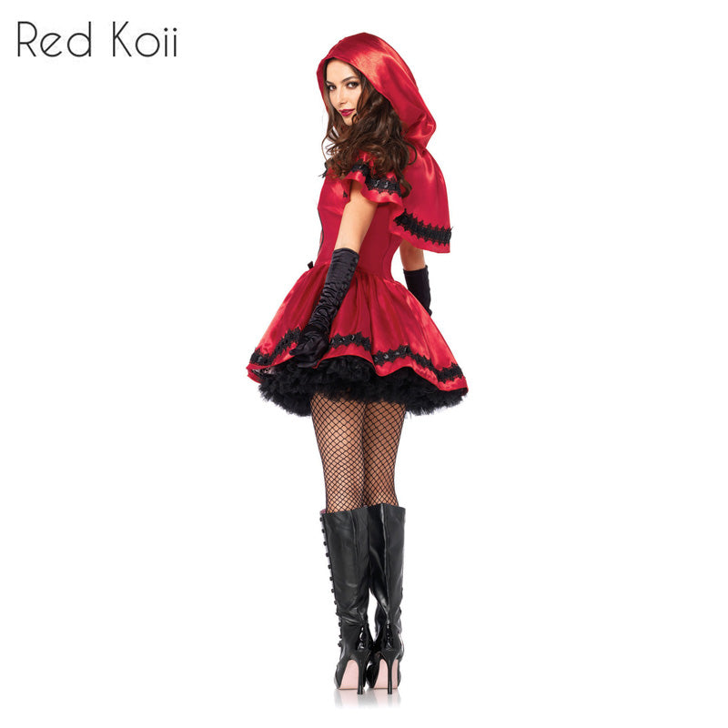 Halloween Costume Little Red Riding Hood Cosplay Suit - Discount Halloween City