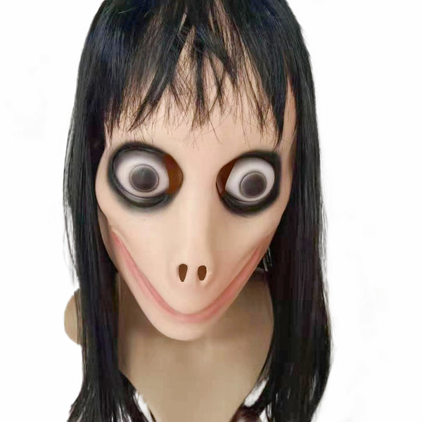 Halloween Women's Ghost Wig Mask - Discount Halloween City