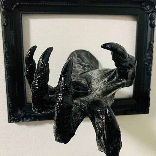 The Enchanting Allure: Witch's Halloween Hand Wall Art