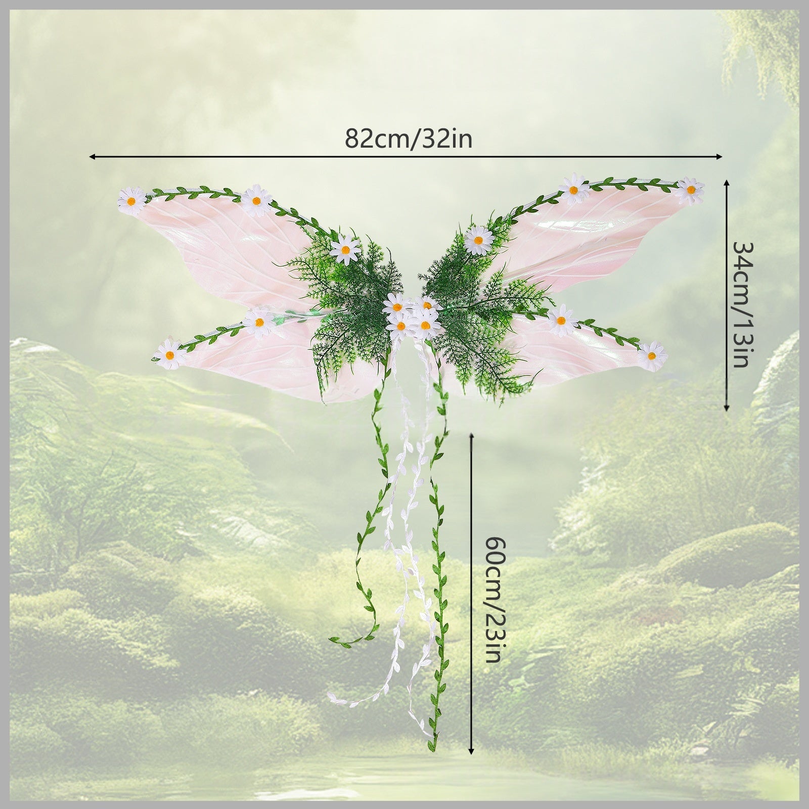 Green Cicada Wings Elf Costume for Halloween and Christmas - Discount Halloween City