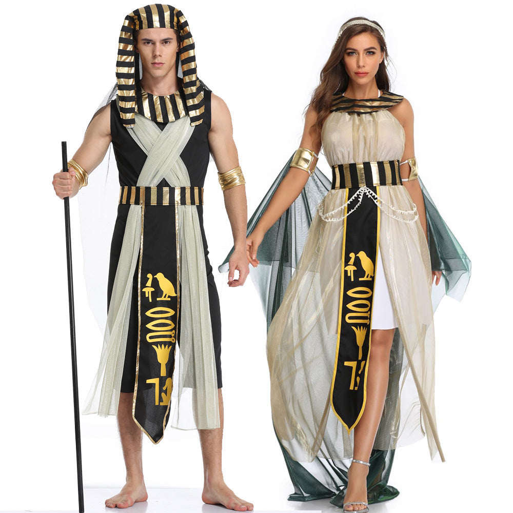 Halloween Costume Egyptian Pharaoh Cleopatra Greek Goddess - Discount Halloween City