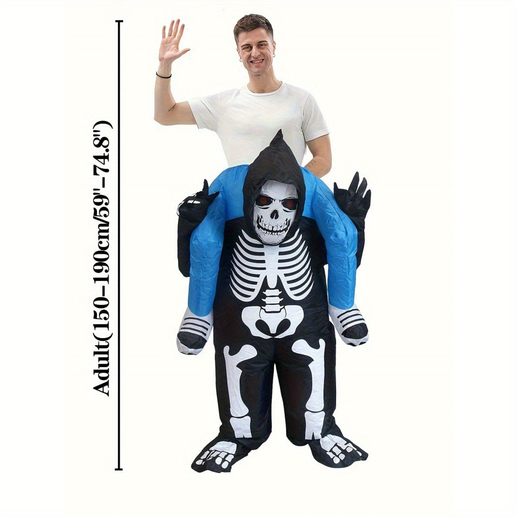 Halloween Inflatable Grim Reaper Costume for Adults-3