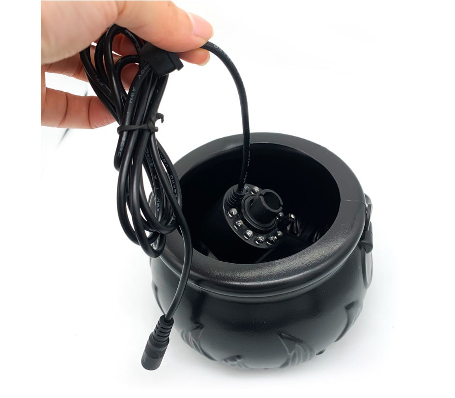 Halloween Witch Pot Smoke Machine LED Humidifier Color - Discount Halloween City