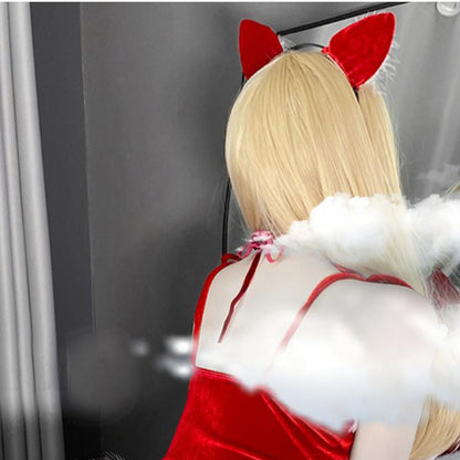 Halloween Costume Maid Uniform Temptation Sexy Little Wild | Hats | Gloves - Costumes