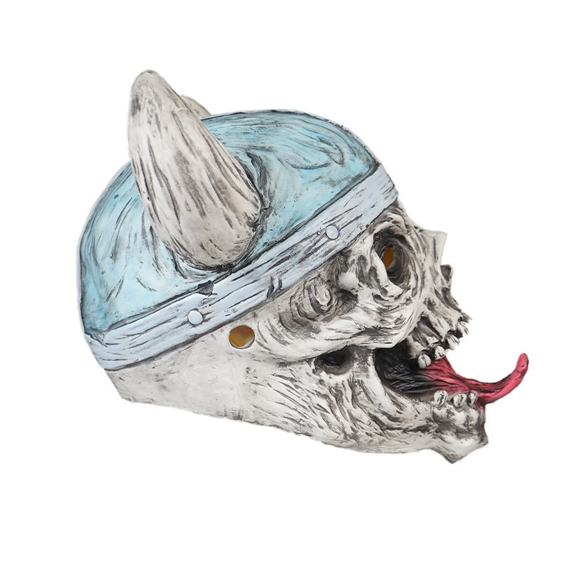 Halloween Viking Ugly Latex Mask - Discount Halloween City